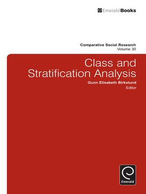 cover image of Comparative Social Research, Volume 30